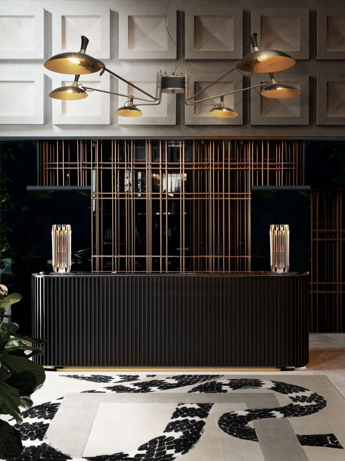 Luxurious entryway with Imperial Snake Rug.
Modern Rugs: 8 Ways They Can Glamorize an Entryway