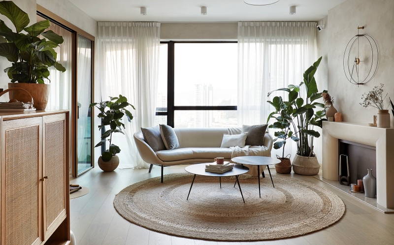 Modern Rug Designs by Liquid Interiors Residential Projects - Old Peak Road Living Room