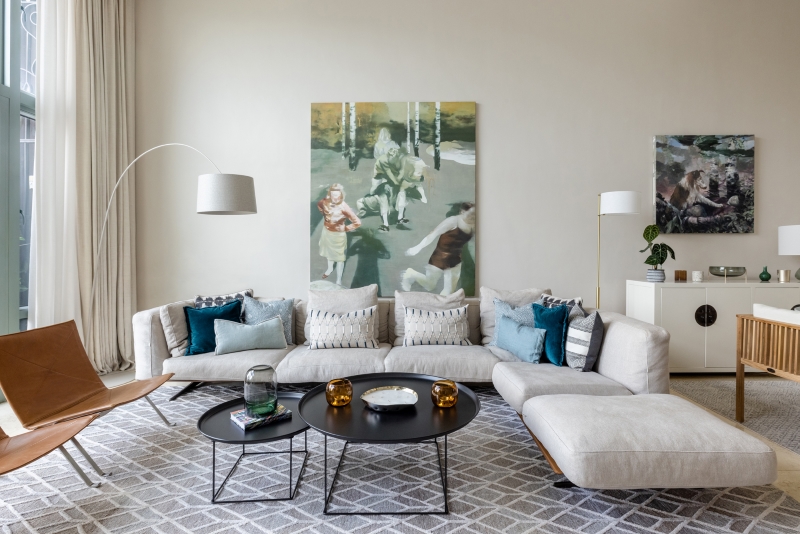 Modern Rug Designs by Liquid Interiors Residential Projects - Three Bays Living Room