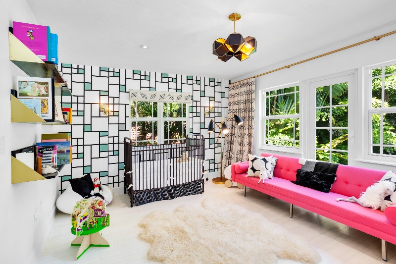 Parlor Interiors uses neutral rugs and shaggy designs.