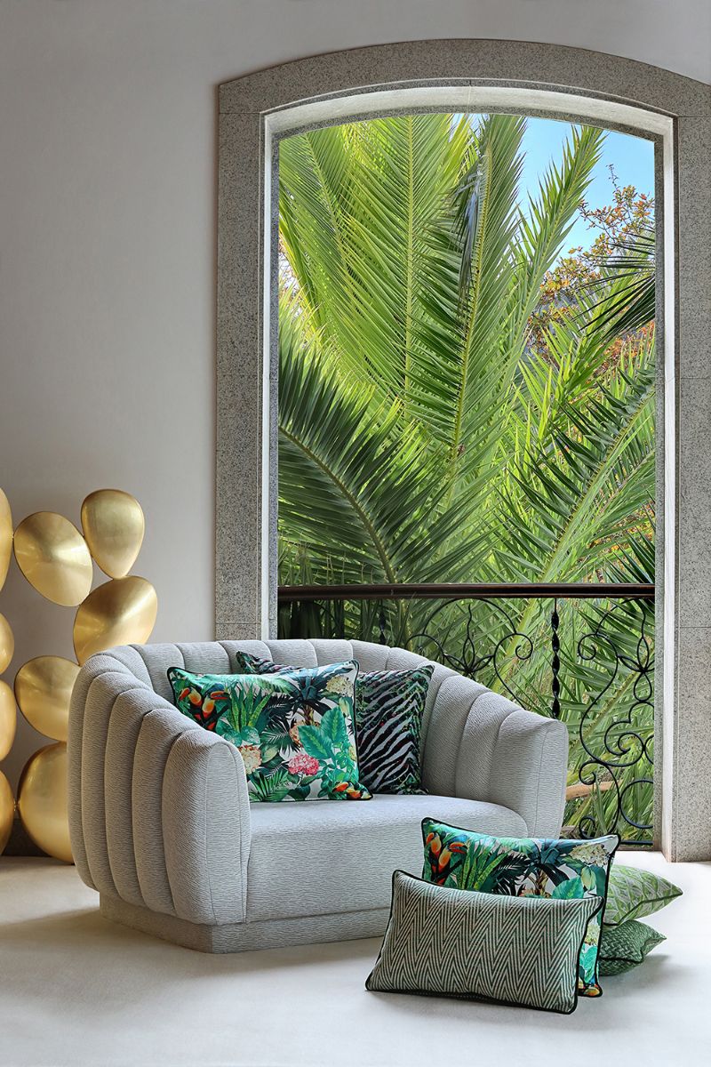 Interior Design Master Class: reading corner with amrchair and pillows