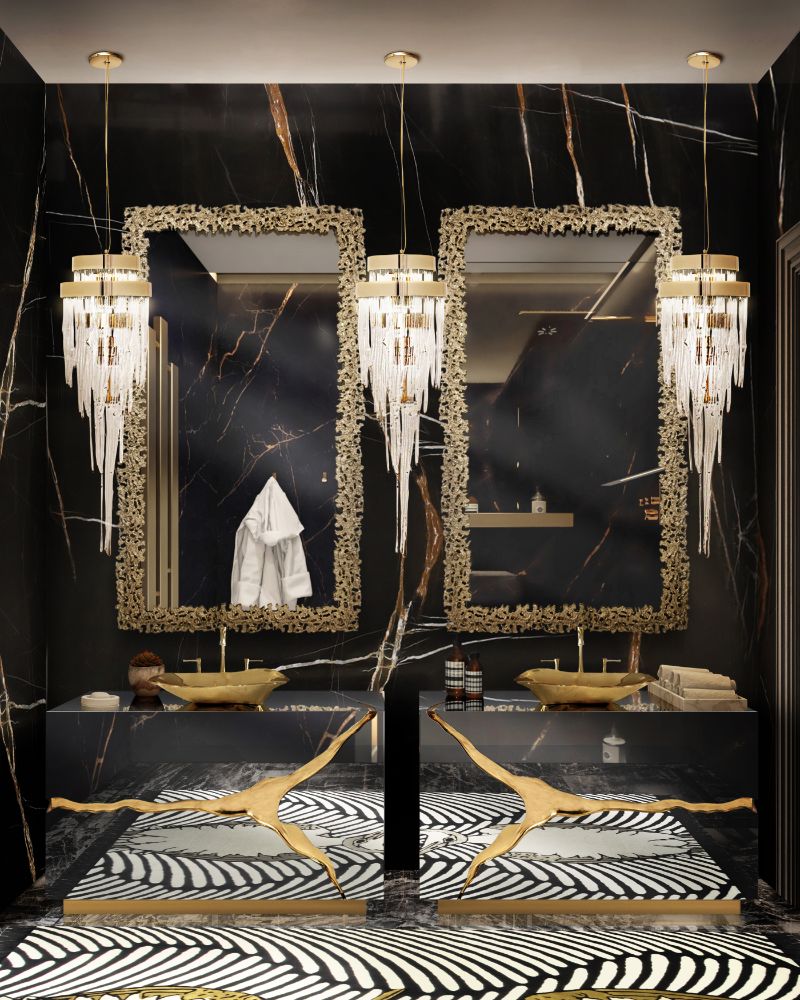 luxury bathroom rugs with modern black and white rug