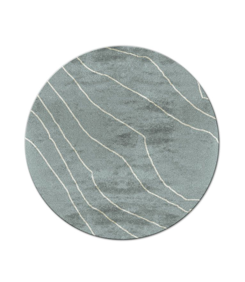 modern lounge rugs
round light blue rug with white hues