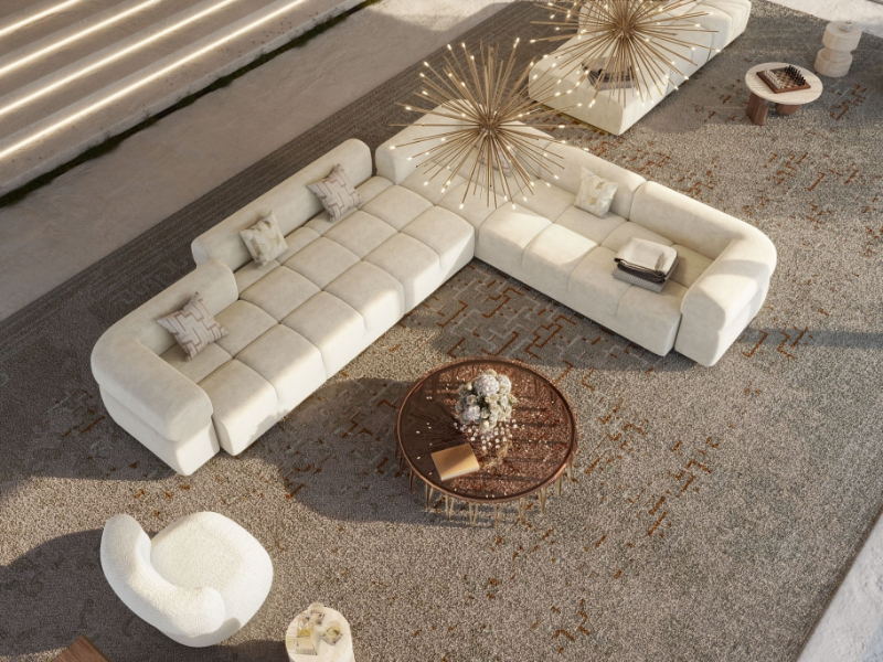 Abel Design Group: Rug Design Inspiration. Rug'Society living room inspiration.