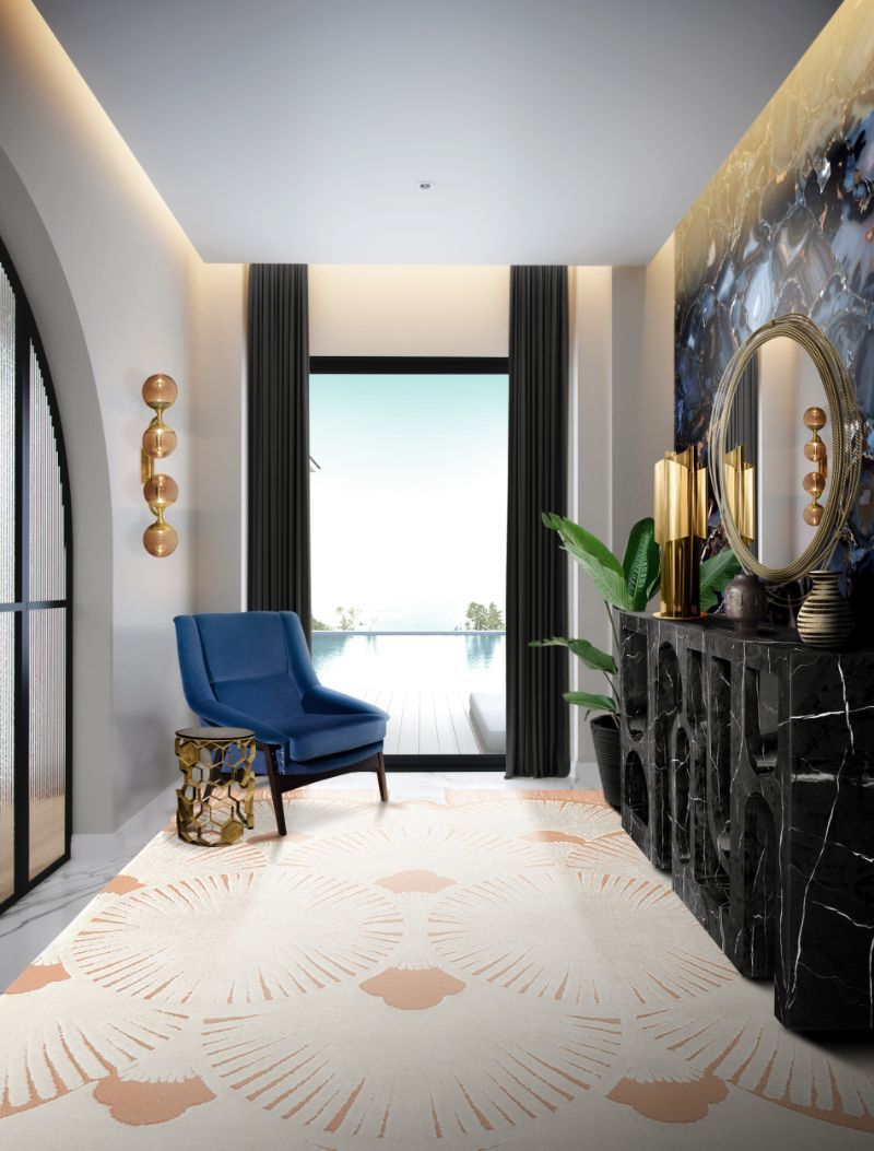 Hallway decor with neutral runner rug for narrow spaces. Home Interior Design Ideas With Rug'Society New Exclusive Rugs
