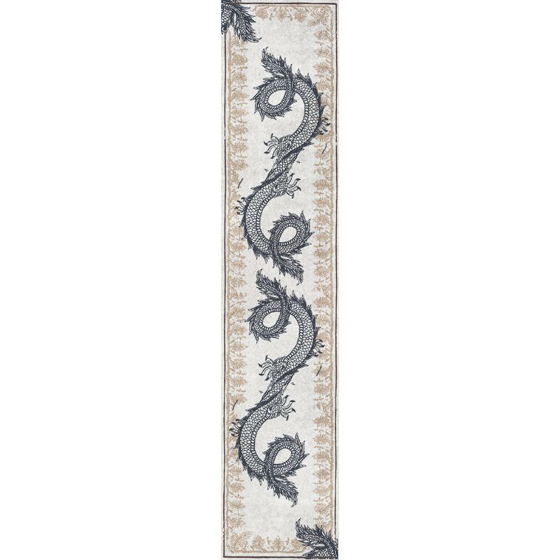 modern classic runner rug for hallway with silver and neutral hues. Hallway Runner Rug Ideas