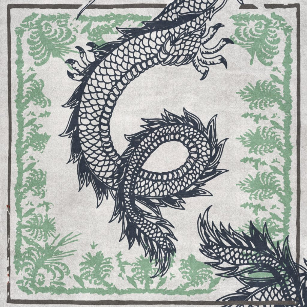 classic rug in silver and neutral tones with a dragon design. Home Interior Design Ideas With Rug'Society New Exclusive Rugs