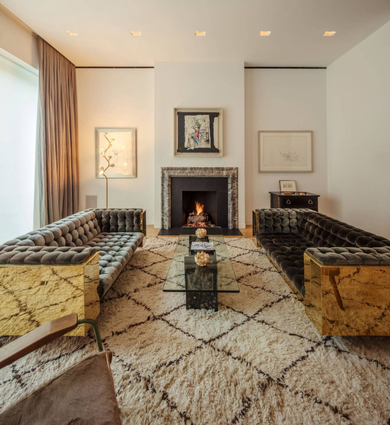 Selldorf Architects - Top Interior Design Projects_VAN DE WEGHE TOWNHOUSE_Living Room