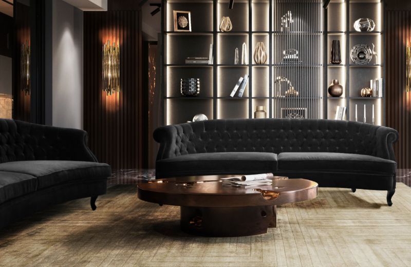living room design ideas with beige rug and modern sofa