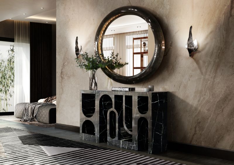 For a stylish and modern hallway decor, the AIR RUG is of course the perfect choice. It is a gorgeous geometric rug that stands out from other modern rugs for its 3D pattern that is due to the different lengths of the wool fibers. It is a work of art that complements a hallway with style.