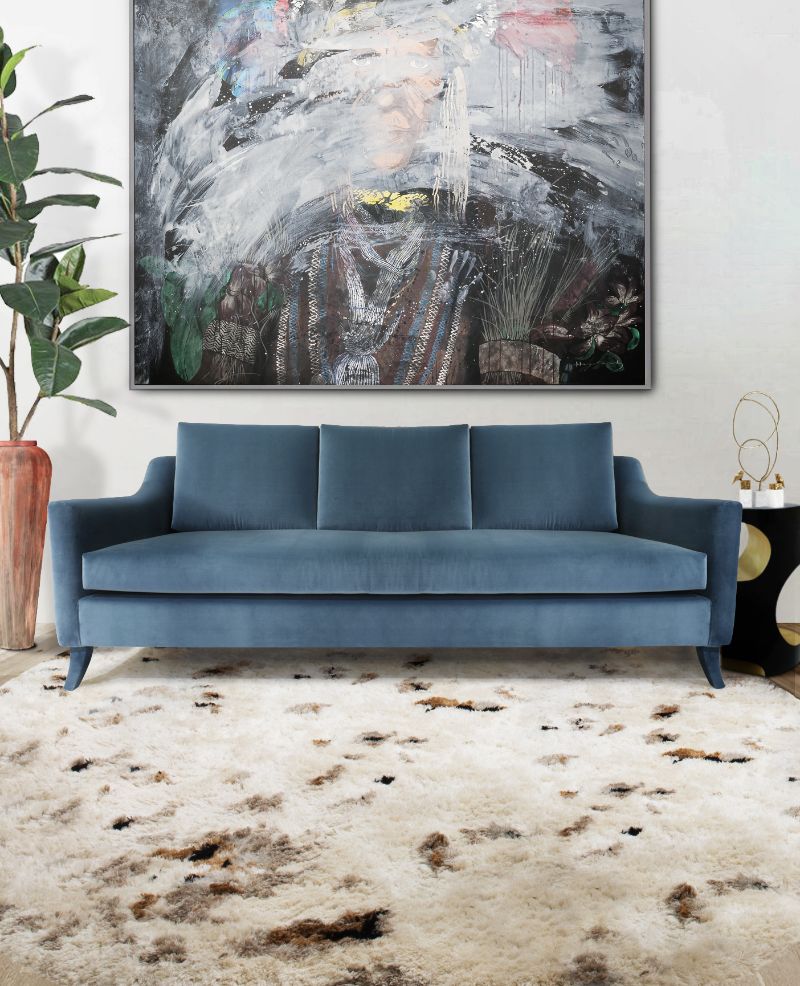 winter trends 2022: The OSLO is a rug that inspires comfort and makes people feel snug and warm no matter where they are.