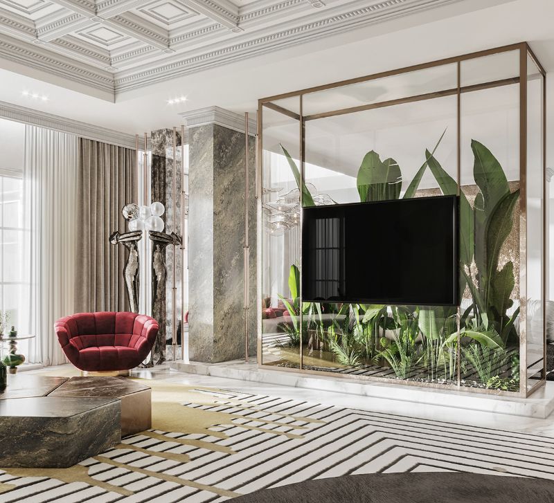Luxurious Contemporary Interior Designs By Noha Khaled From Hany Saad