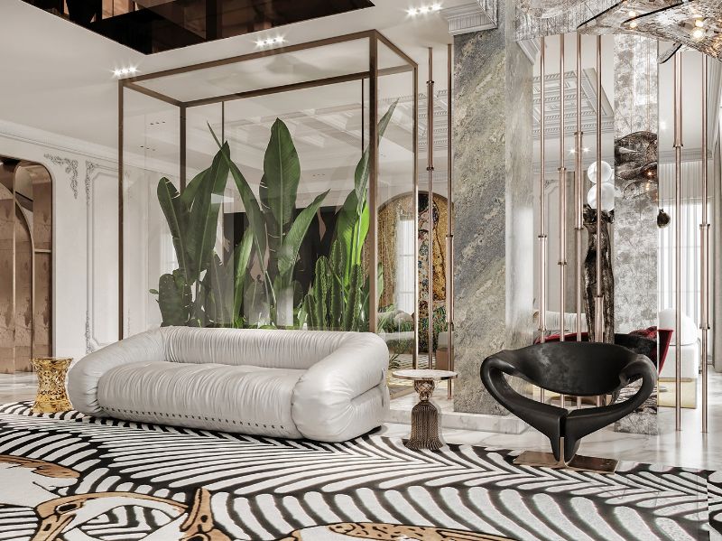 Luxurious Contemporary Interior Designs By Noha Khaled From Hany Saad