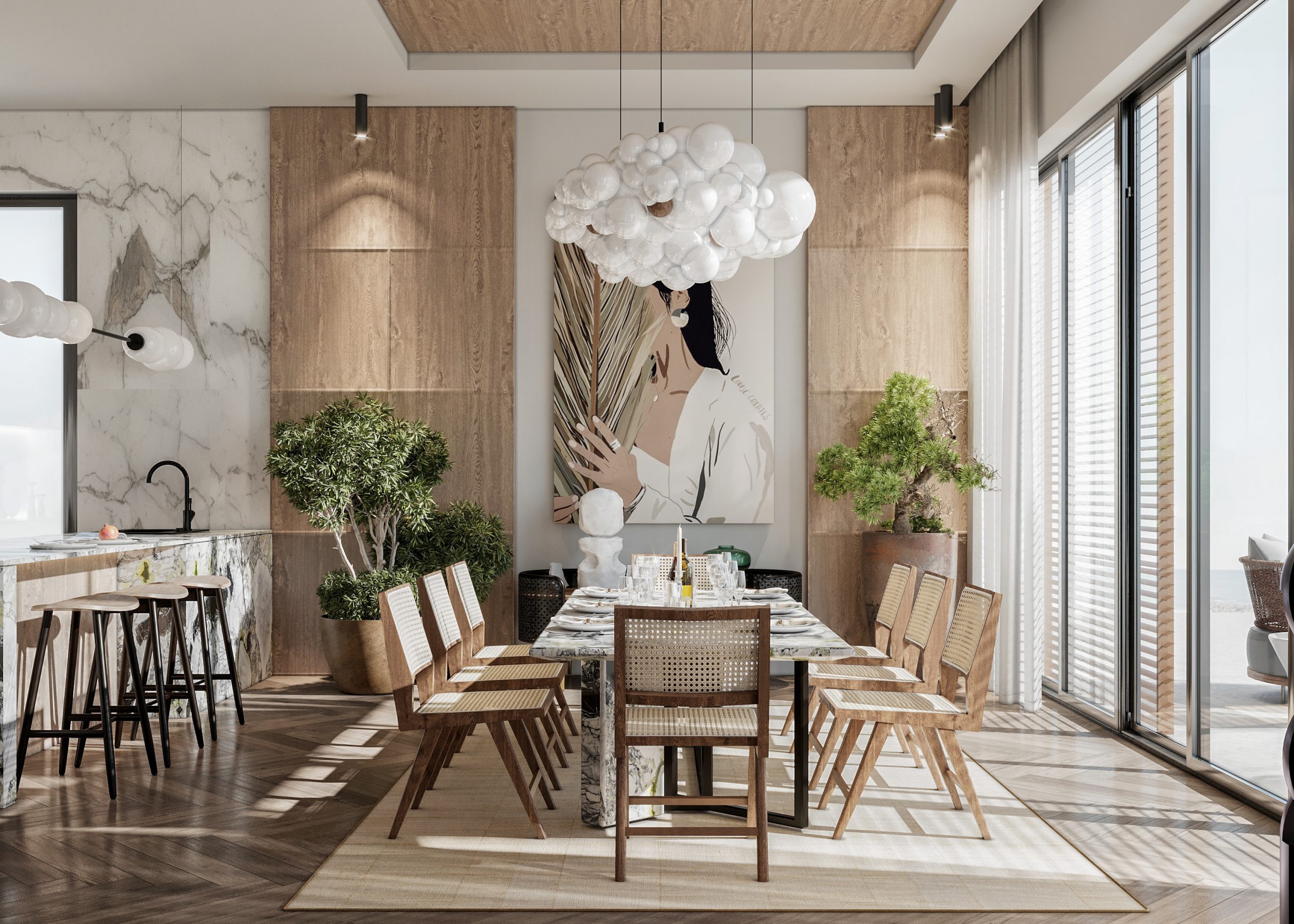 Luxurious Contemporary Interior Designs By Noha Khaled From Hany Saad