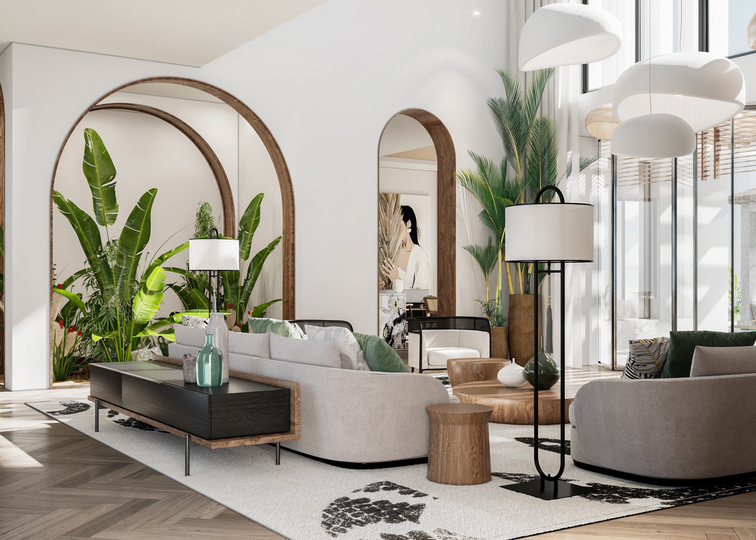 Luxurious Contemporary Interior Designs By Noha Khaled From Hany Saad