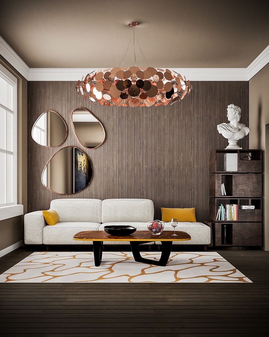 Wafi Tagleb On The Inspiration Behind His Work - Design Talks. modern living room with valencia rug