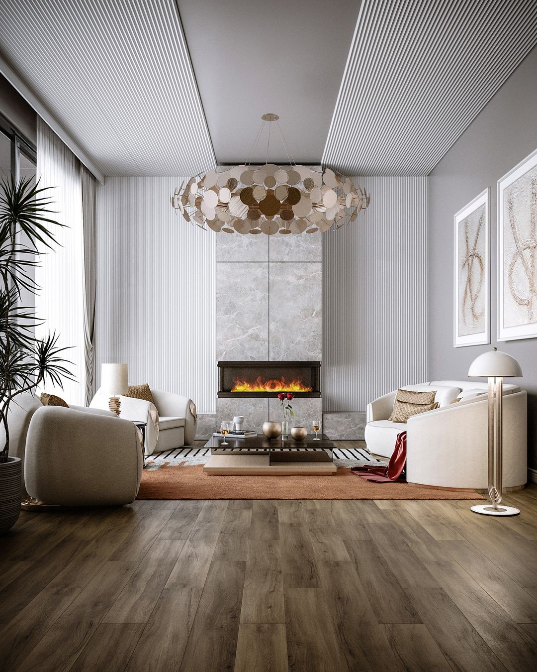 Wafi Tagleb On The Inspiration Behind His Work - Design Talks. Contemporary living room with VALENCIA RUG
