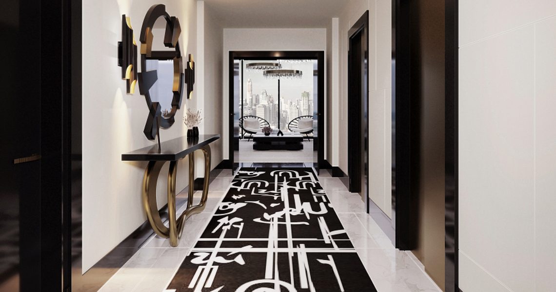 Black And White Rugs For An Elegant Home Decor