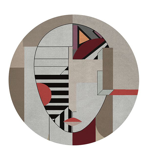Oscar Rug By Rug'Society - Interior Design Tips On How To Pull Off Round Rugs