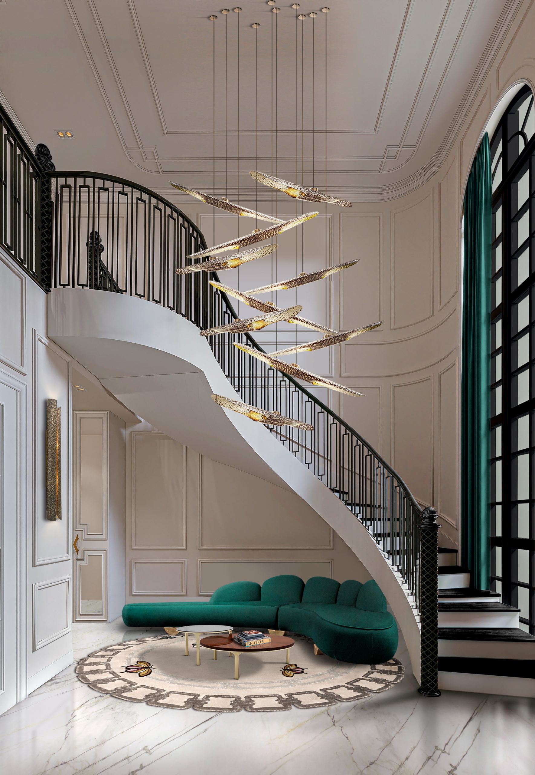 Entrway design by Rug'Socity - Getting To Know Alder and Tweed's Charming Interior Design Projects