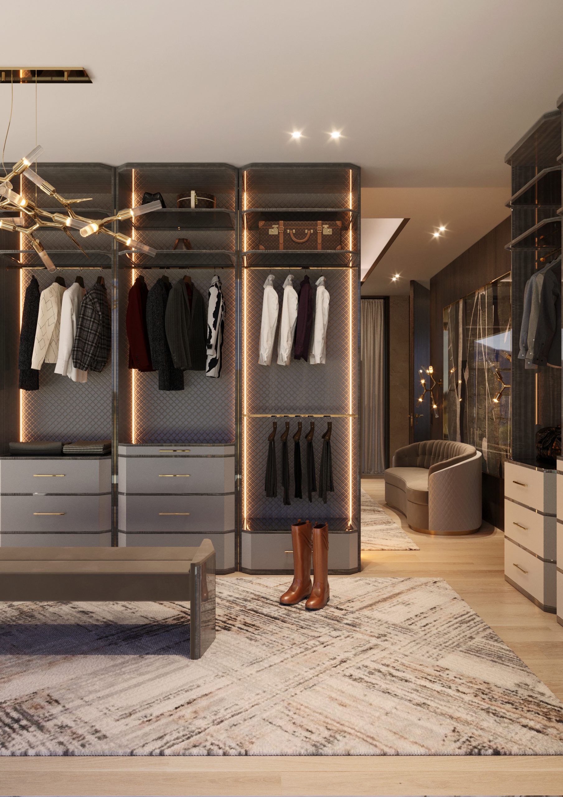 The Allure of Modern Design With Elegant Dressing Room Furniture