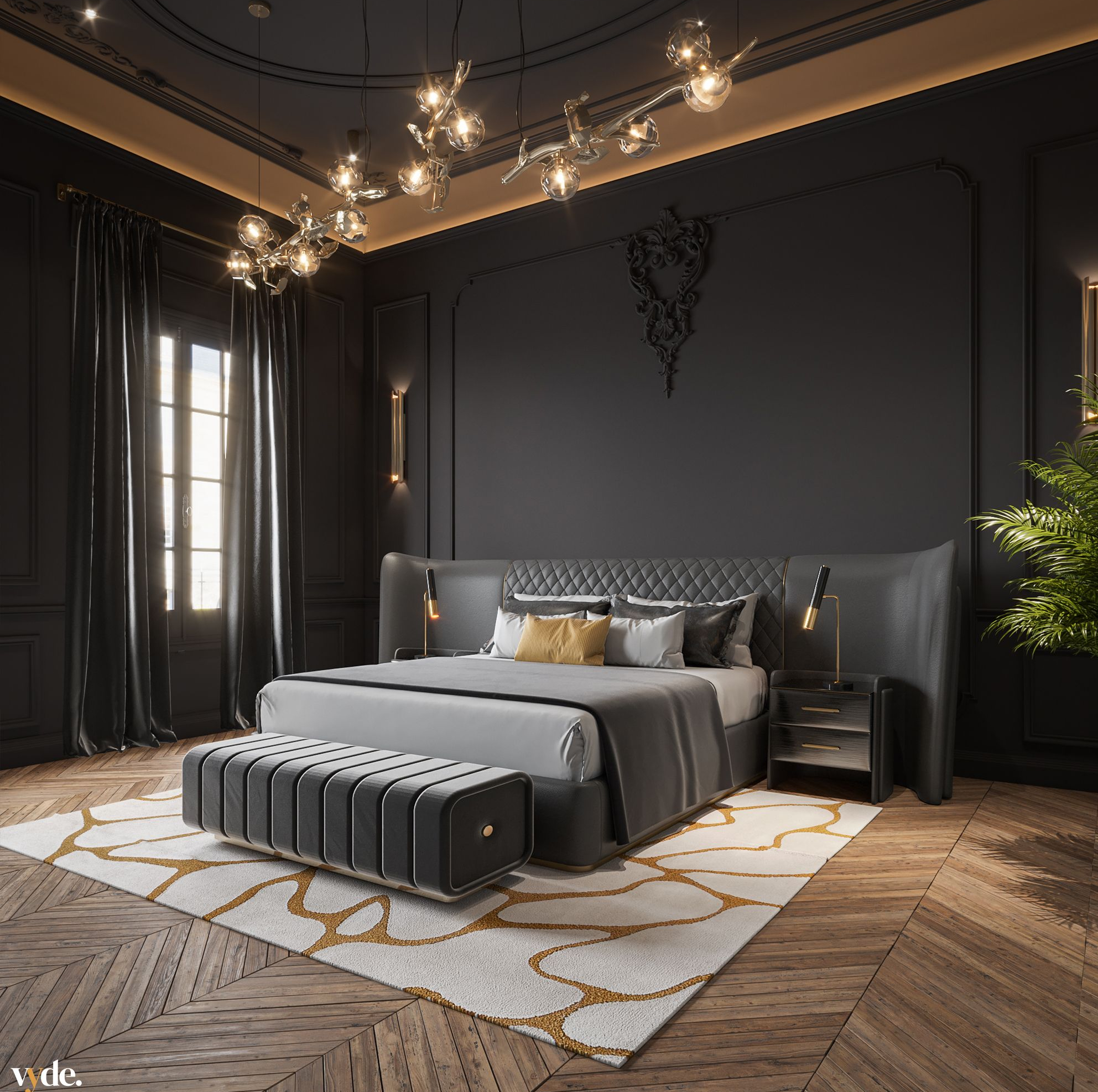 Modern Rugs To Create a Striking Bedroom Design