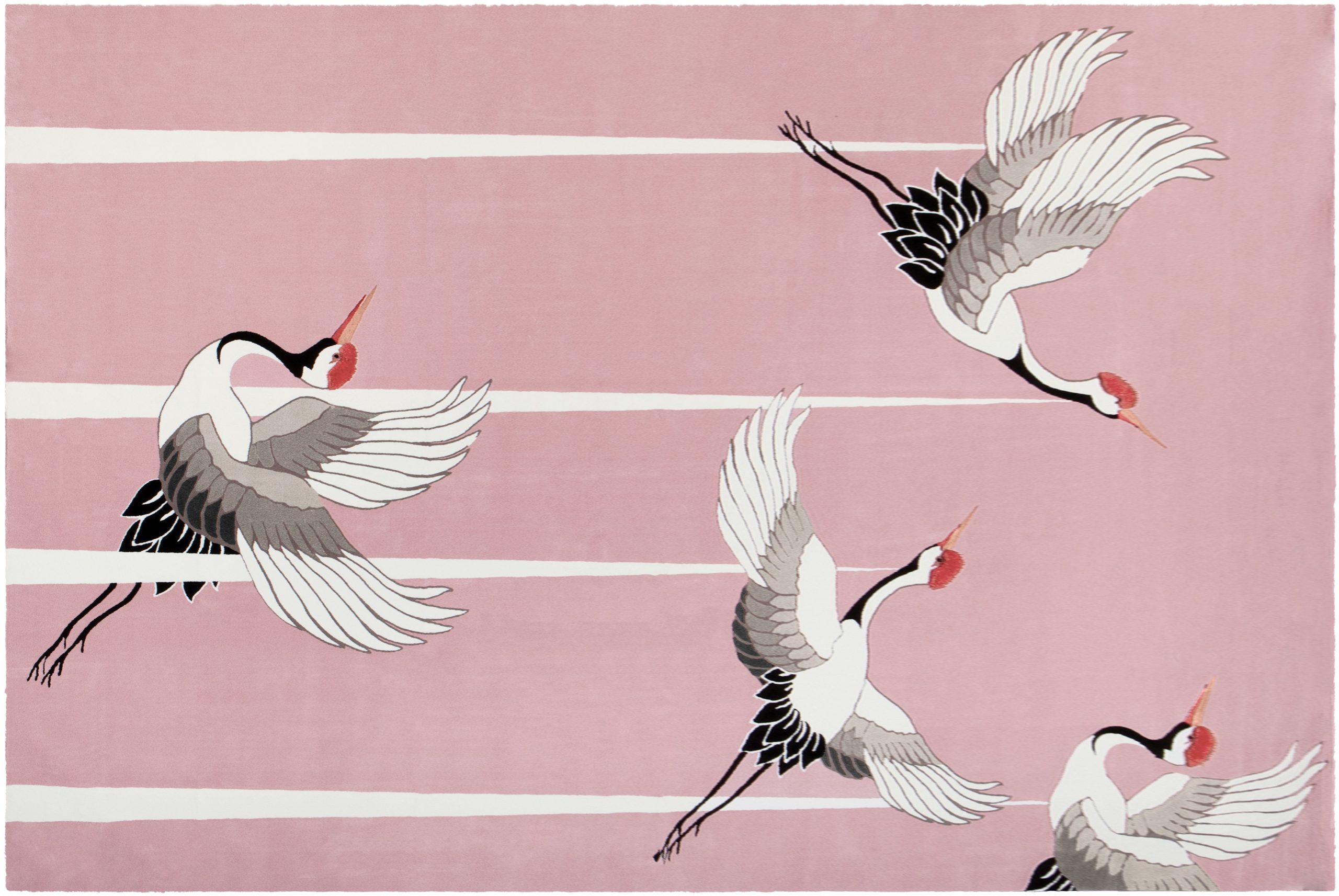 Heron Rug - Barbie-Inspired Interiors With Contemporary Rugs