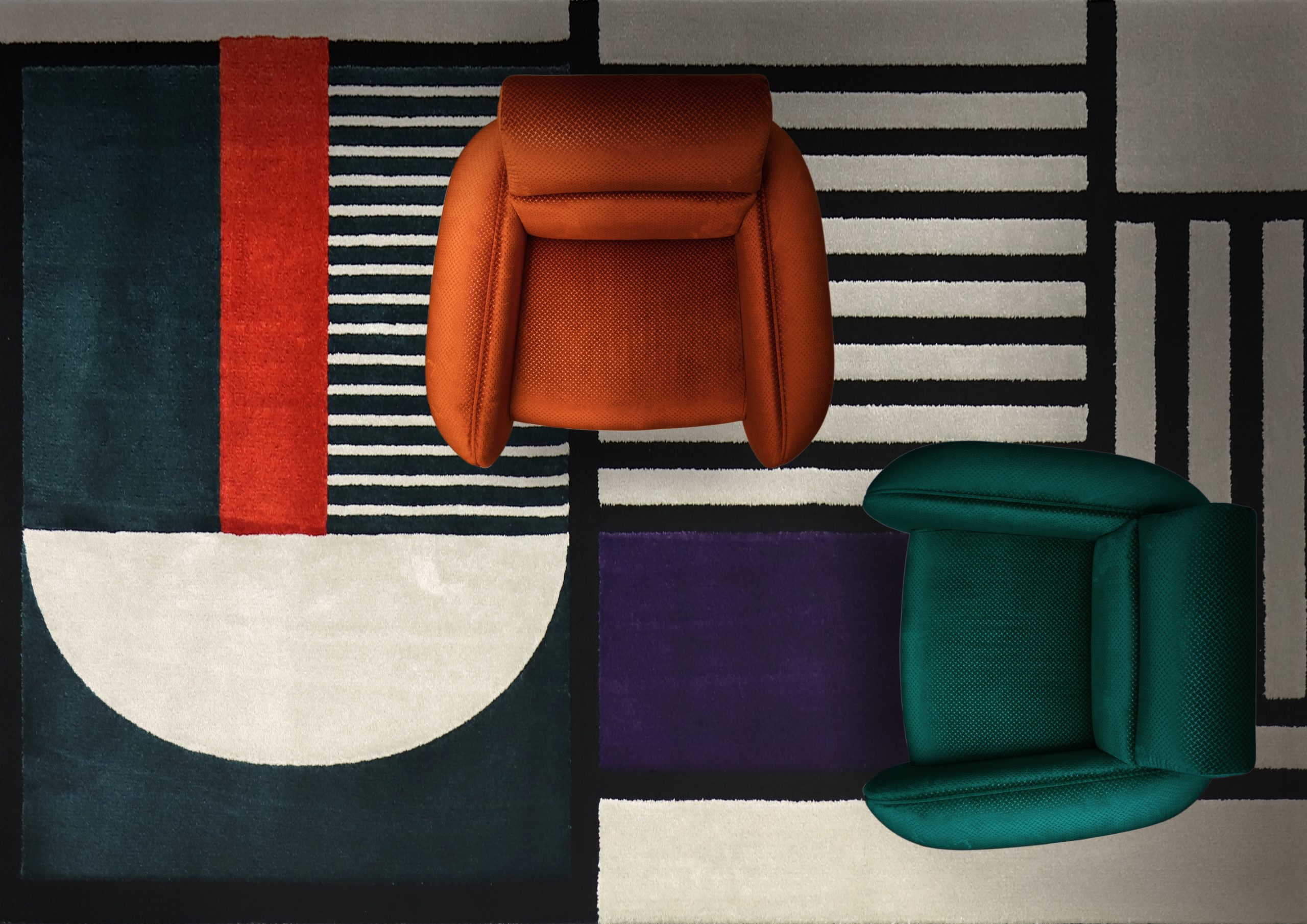 Colorful Interior Design Ideas With Modern Rugs You Can't-Miss