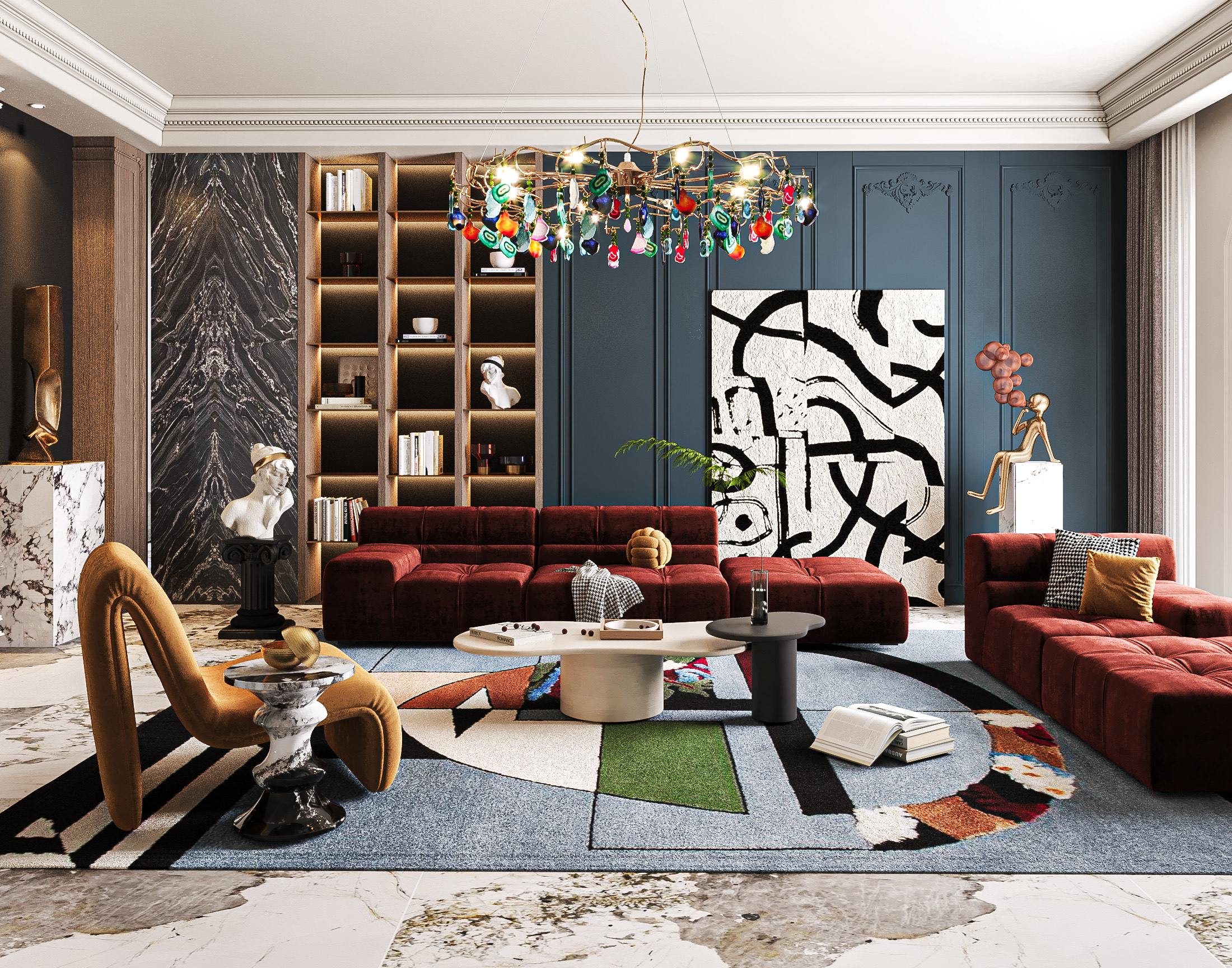 Colorful Interior Design Ideas With Modern Rugs You Can't-Miss
