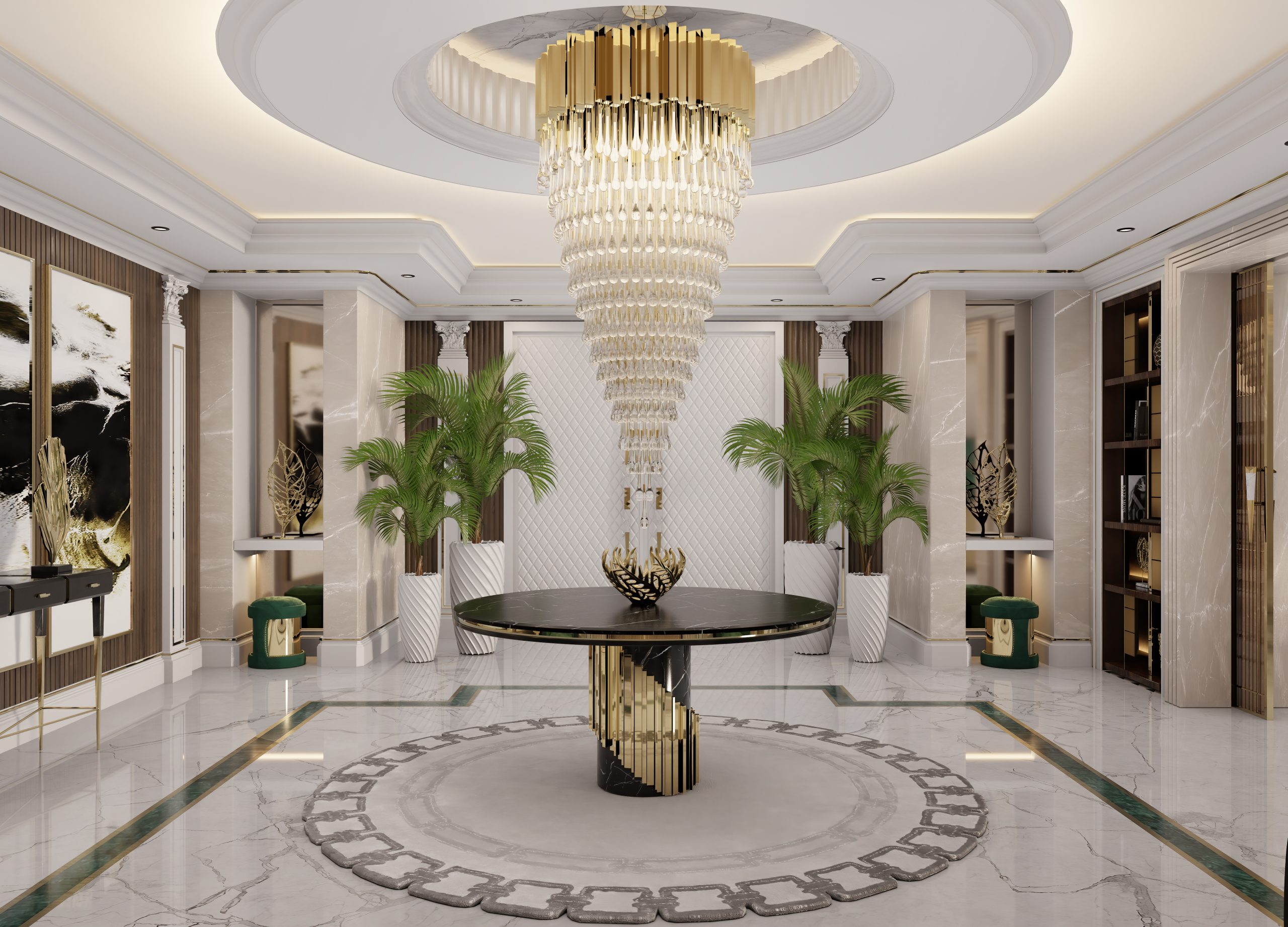 50 Luxury Entryways To Create a Striking Interior Decor