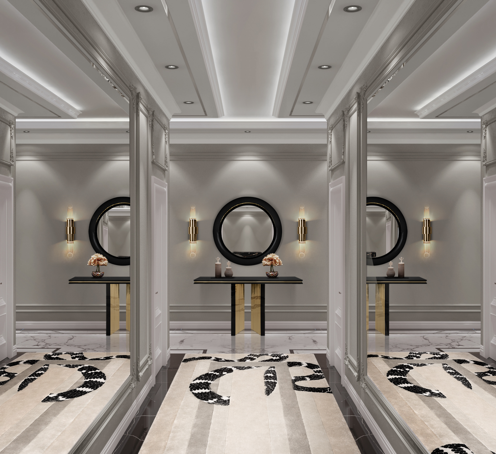 50 Luxury Entryways To Create a Striking Interior Decor
