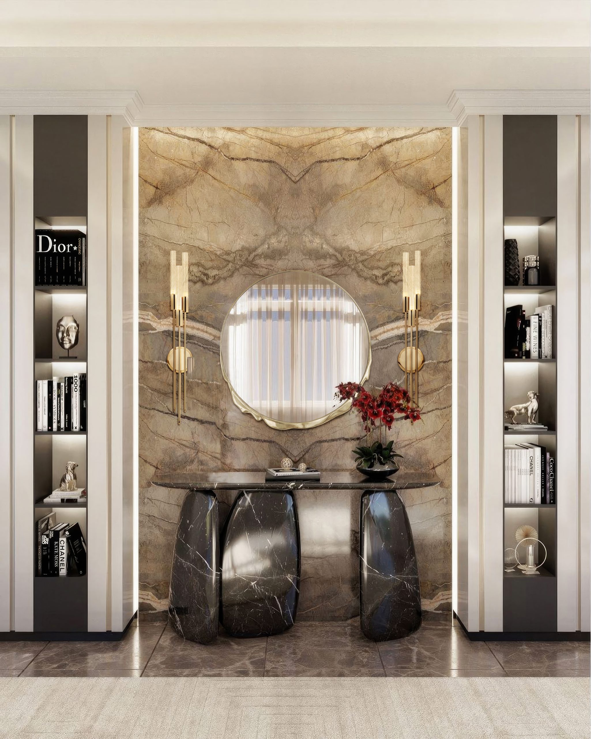 50 Luxury Entryways To Create a Striking Interior Decor