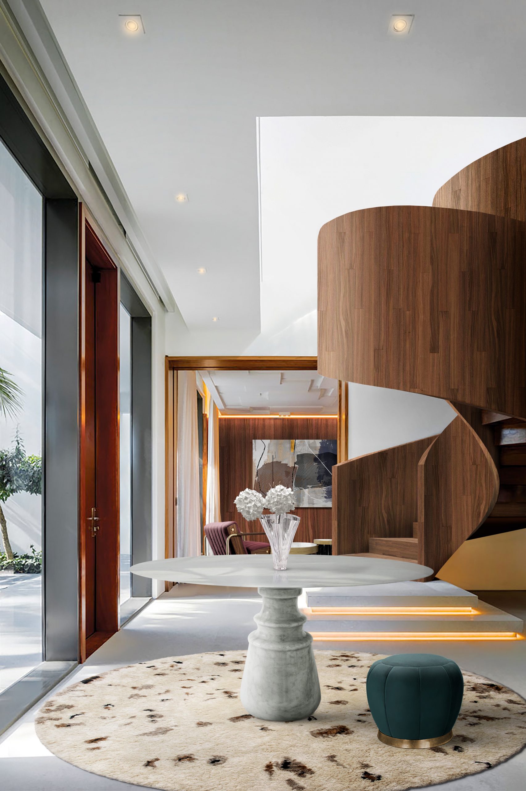 50 Luxury Entryways To Create a Striking Interior Decor