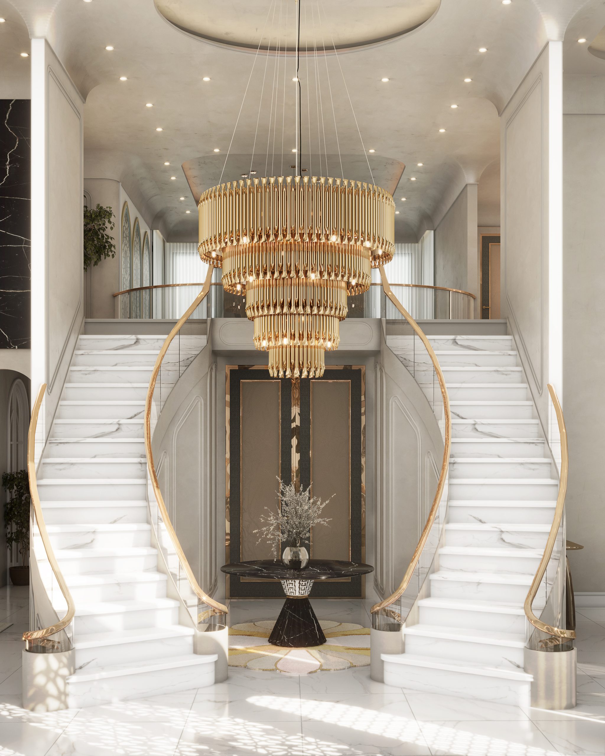 50 Luxury Entryways To Create a Striking Interior Decor