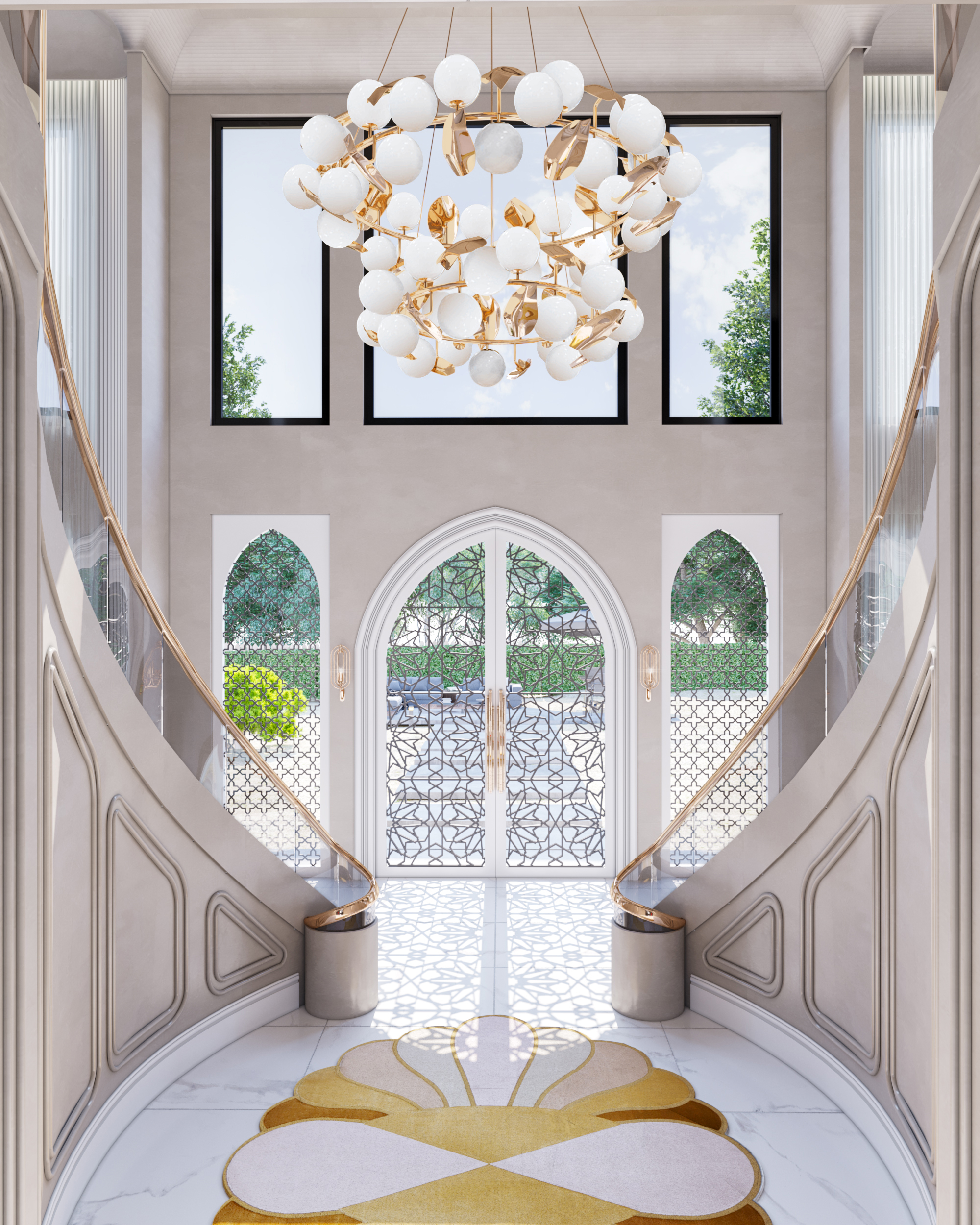 50 Luxury Entryways To Create a Striking Interior Decor
