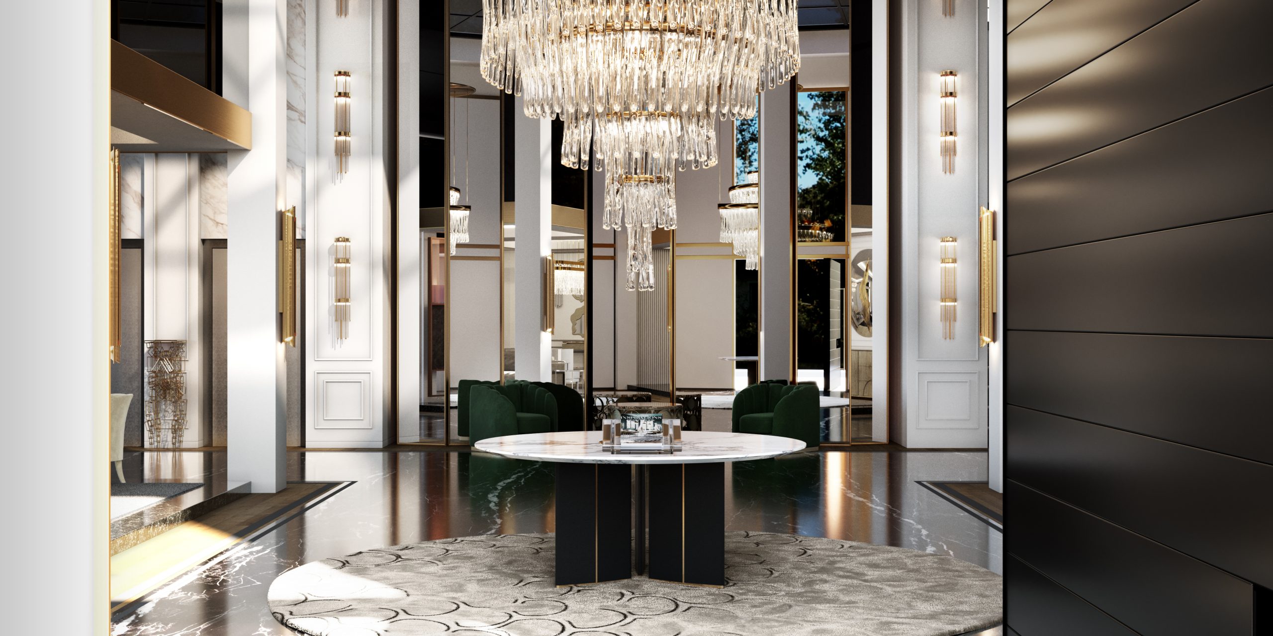 50 Luxury Entryways To Create a Striking Interior Decor