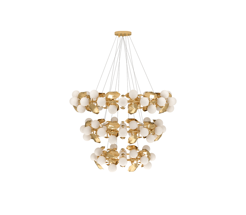 Hera Round III Suspension Lamp - 50 Luxury Entryways To Create a Striking Interior Decor