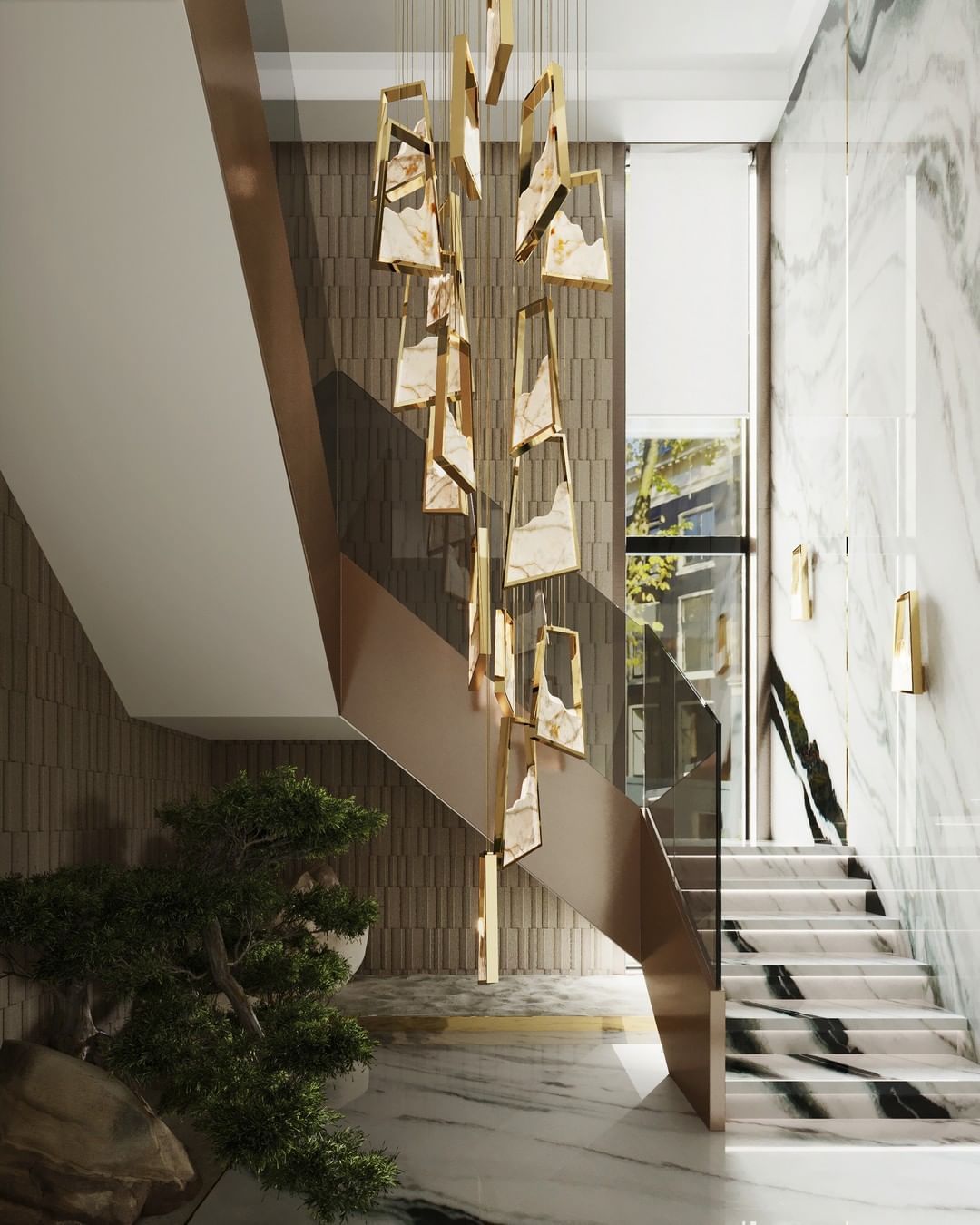 50 Luxury Entryways To Create a Striking Interior Decor