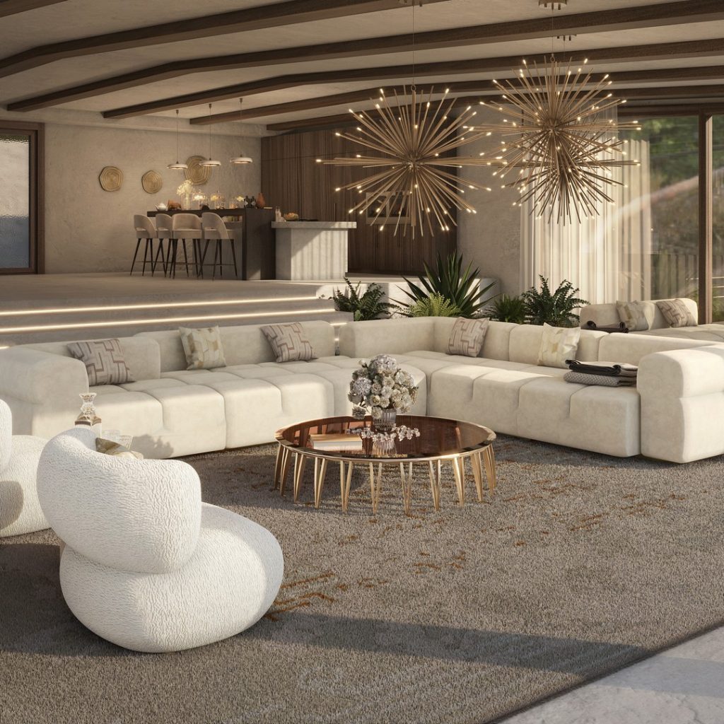 Open Space Design Ideas - Interconnection and Refined Elegance