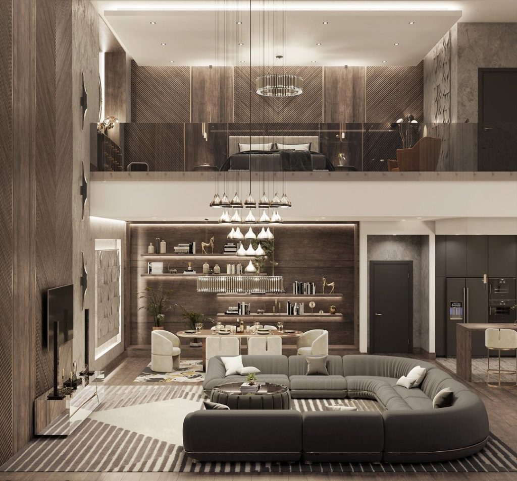Open Space Design Ideas - Interconnection and Refined Elegance