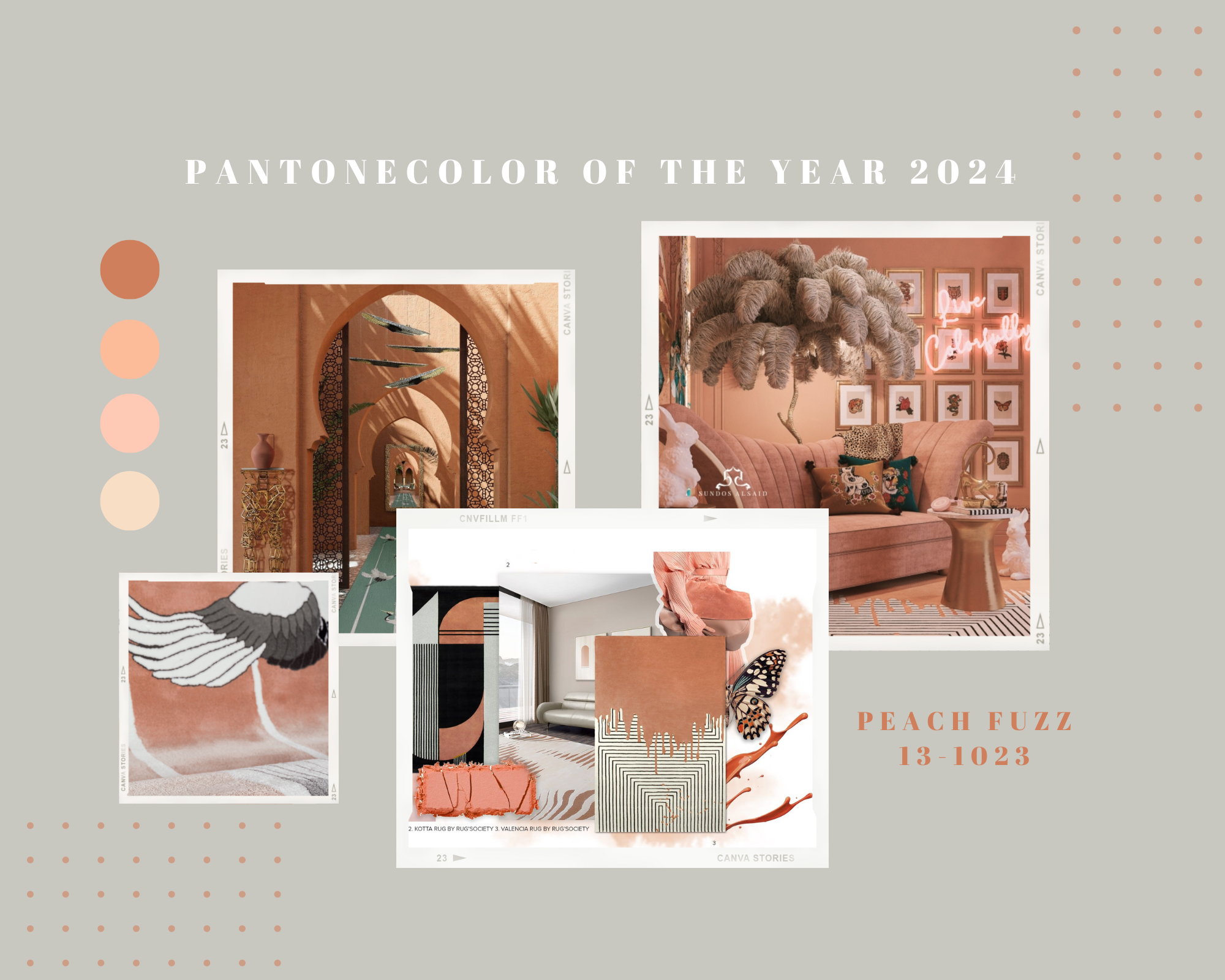 Peach Fuzz 13-1023 - The Pantone Color Of The Year 2024