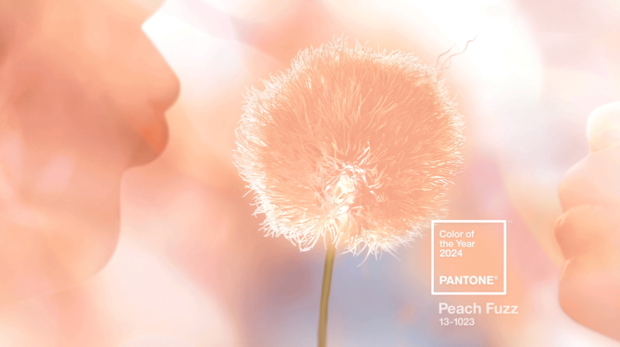 Peach Fuzz 13-1023 - The Pantone Color Of The Year 2024