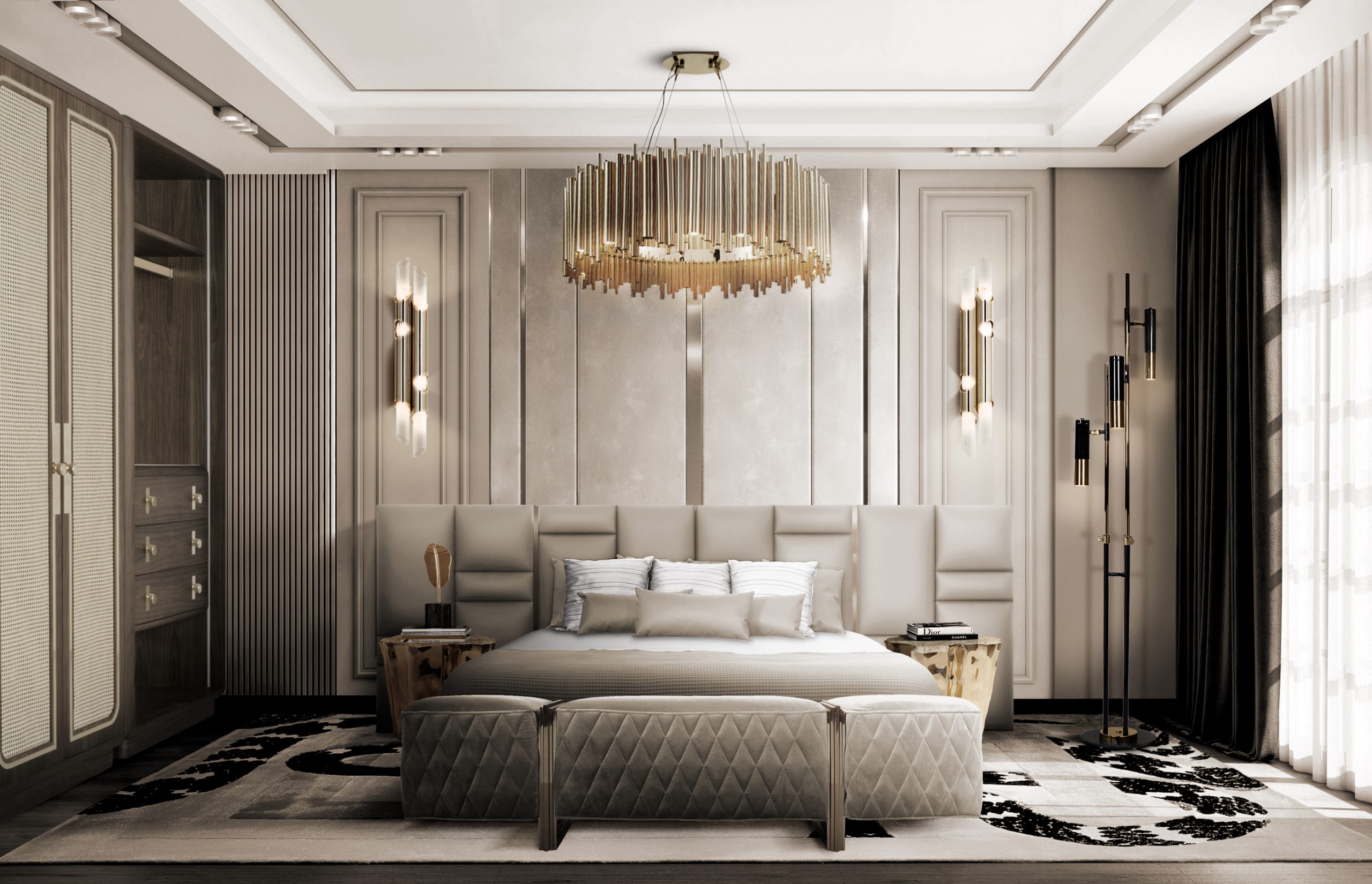How to Create a Charming and Luxurious Bedroom Design With Unique Rugs