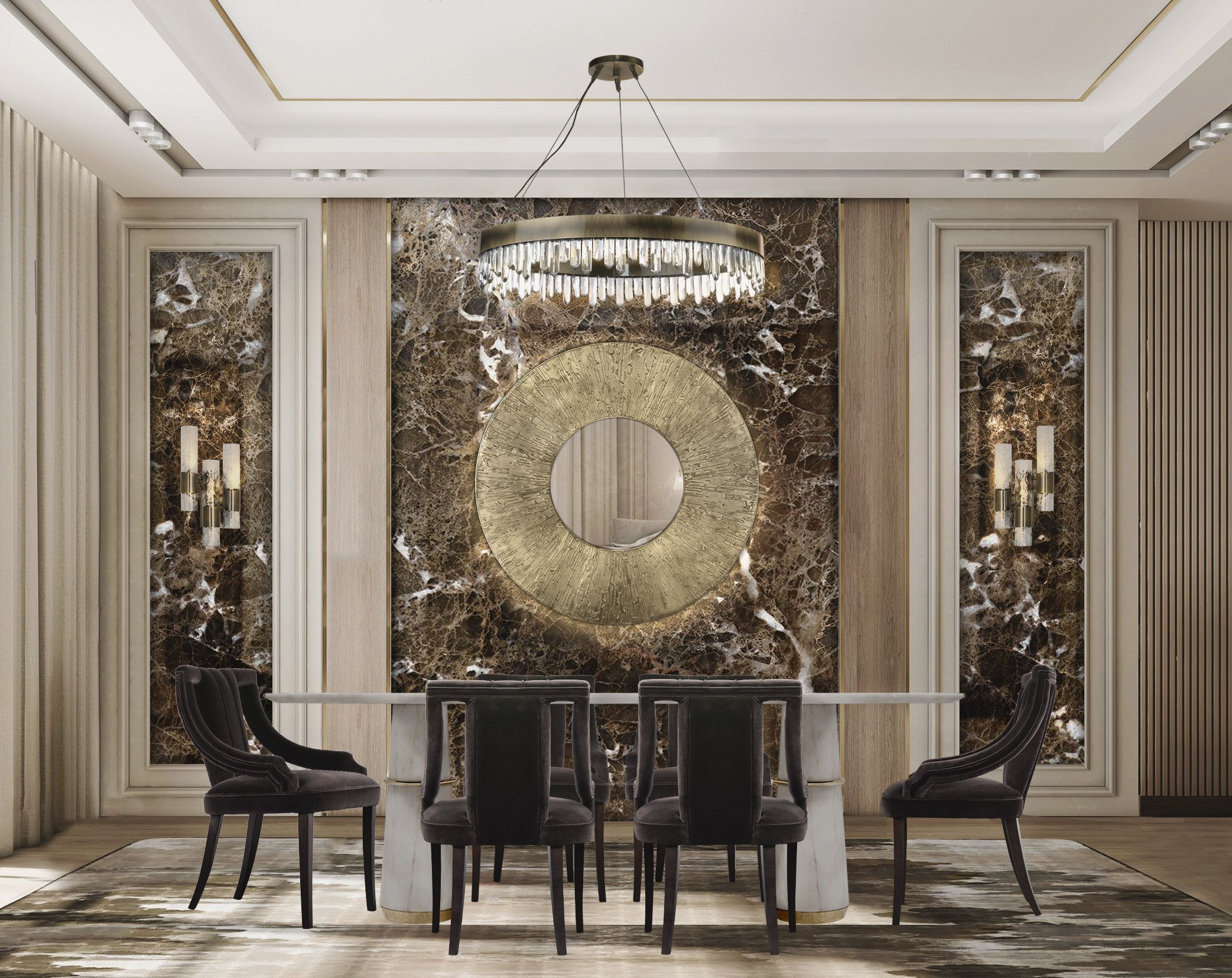 Savoring Style: Exclusive Dining Room Ideas in a Haven of Luxury Rugs