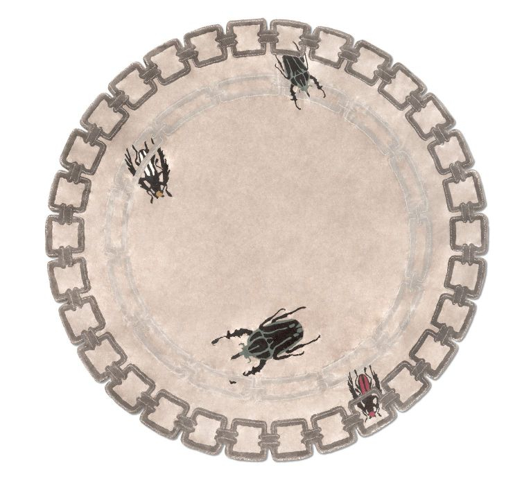 Golden Bugs Rug - Elevated Spaces Book - Rug'Society and Boca do Lobo: The Ultimate Display of Elegance and Craftsmanship