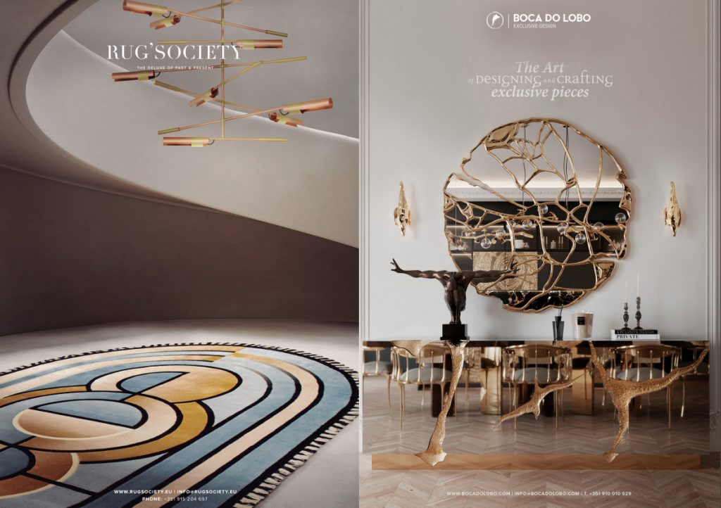 Elevated Spaces Boo- Rug'Society and Boca do Lobo: The Ultimate Display of Elegance and Craftsmanship
