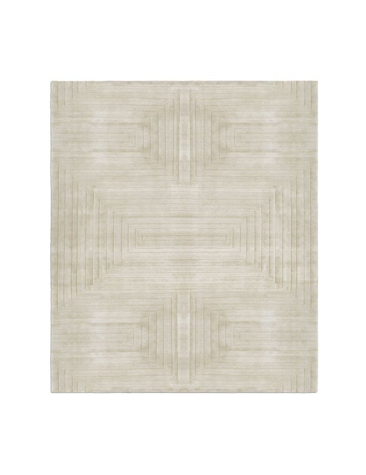 White Garden Rug - Interior Design Trends: Blending Extravagance and Neutral Tones