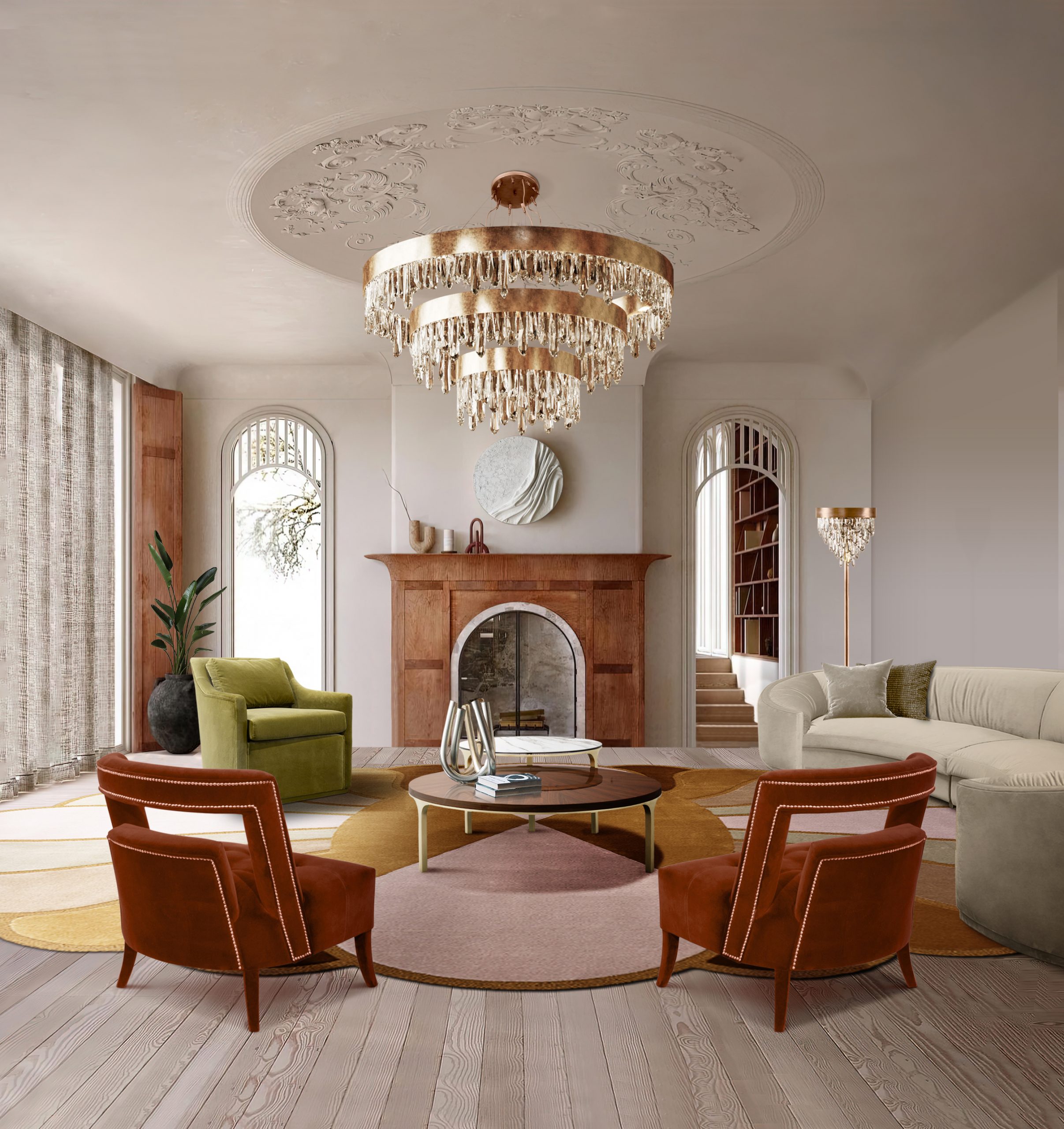 Uncover the Artistry of Apricot Crush With Unique and Contemporary Rugs