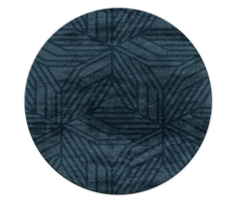 Ocean Blue: Modern Rugs: The Best Color Palettes For Your Summer Season Decor