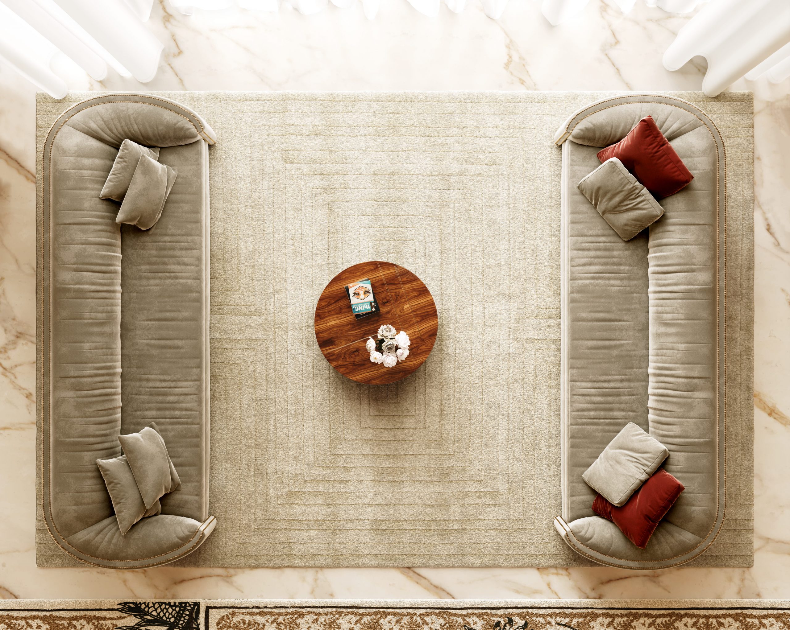 Elevate Your Space: Creative Ways to Style the White Garden Rug